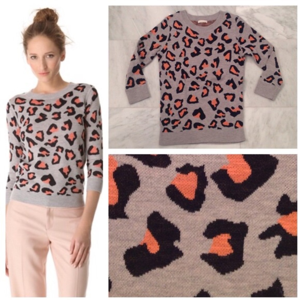Club Monaco Cheetah Sweater